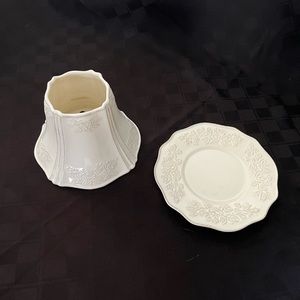 Candle tray and topper